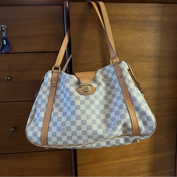 Authentic Louis Vuitton Stresa Pm Damier Azur - Picture 3 of 11